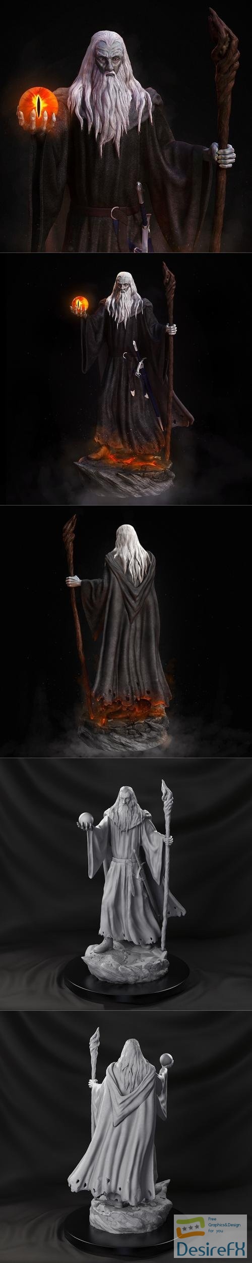 Gandalf the Black – 3D Print