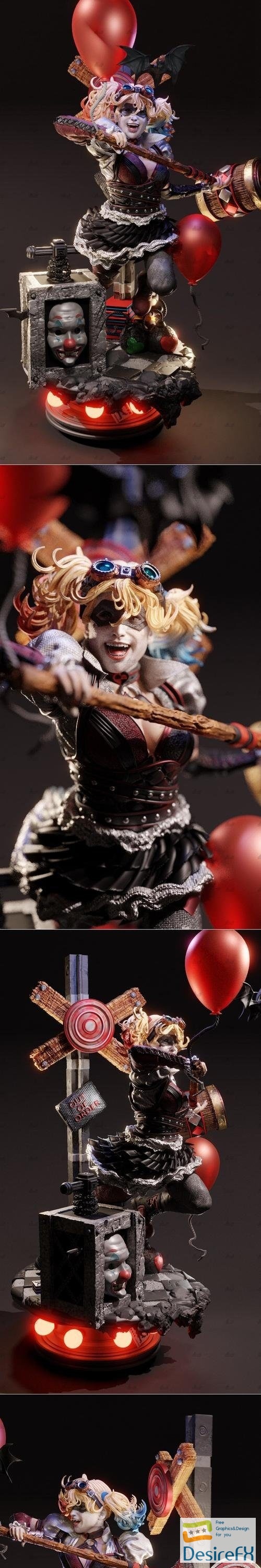 Harley Quinn 2 – 3D Print