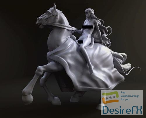 Horse girl – 3D Print