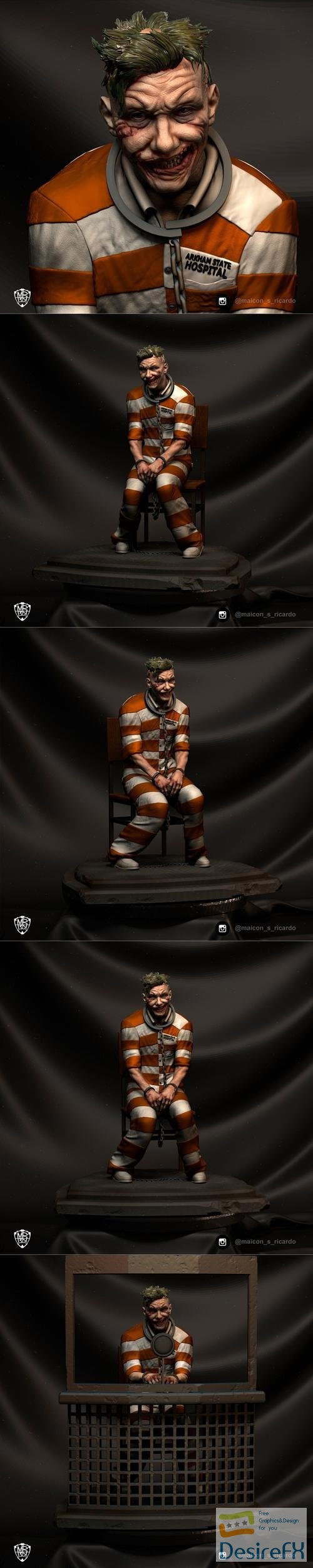Joker Barry Keoghan fan art – 3D Print