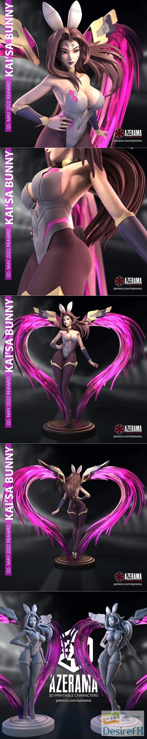 KaiSa Bunny - Azerama – 3D Print