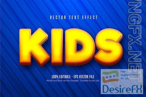 Kids - Editable Text Effect, Font Style