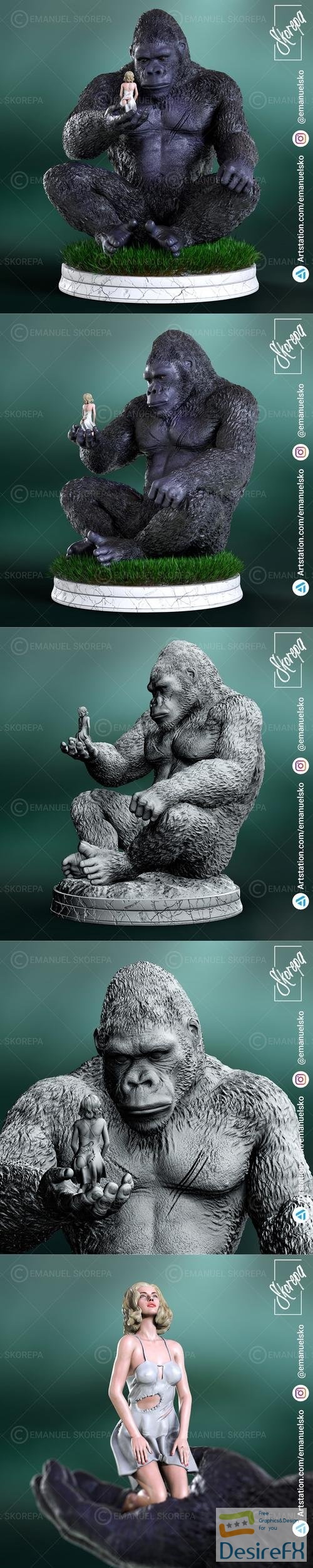 King Kong – 3D Print