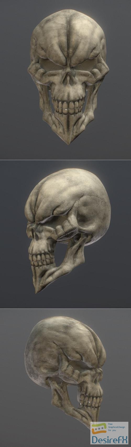 King of the Dead Skull – 3D Print
