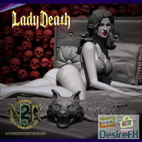 Lady Death Boudoir – 3D Print