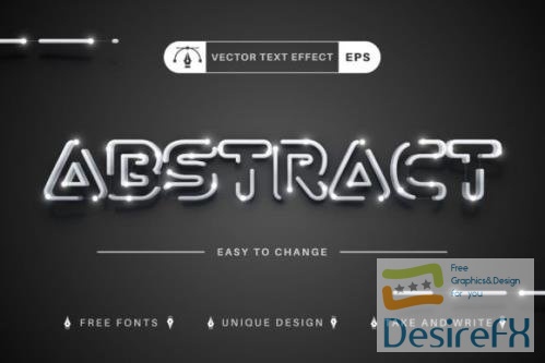 Light Connect - Editable Text Effect - 10975545