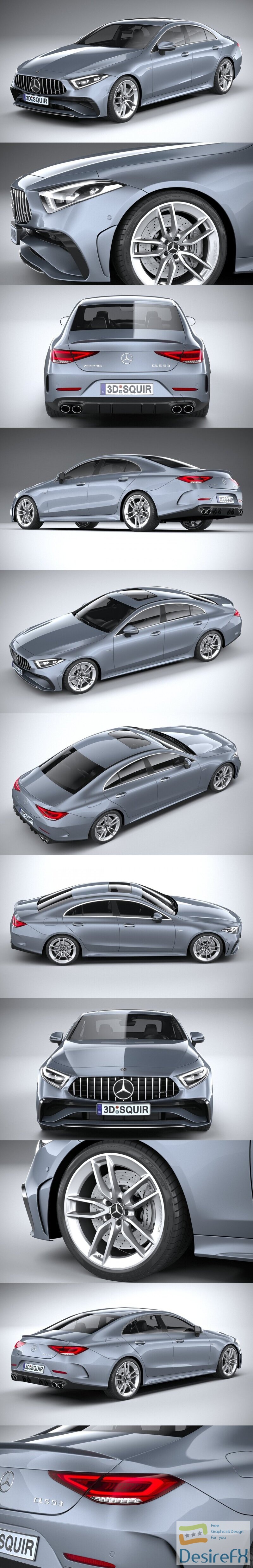 Mercedes-Benz CLS AMG 2022 3D Model