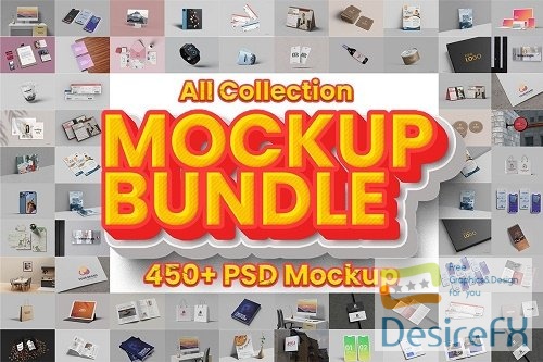 Mockup Collection Bundle - 54 Premium Graphics