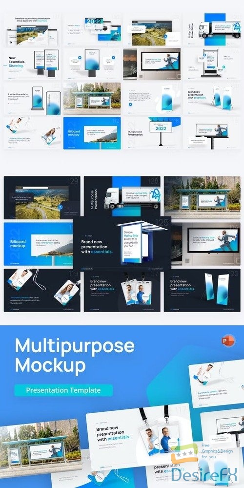 Multipurpose Mockup PowerPoint Template