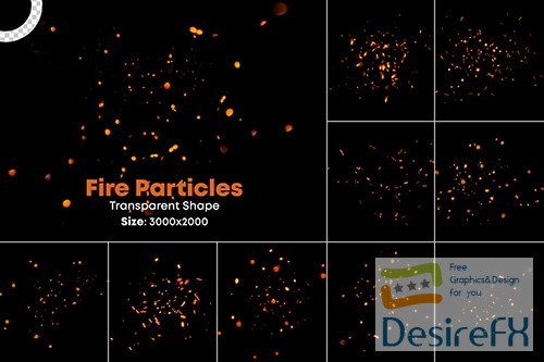 PSD burning hot sparks fly from large fire vol 2