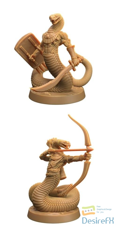 Rattlers Warrior and Rattlers Slithe – 3D Print