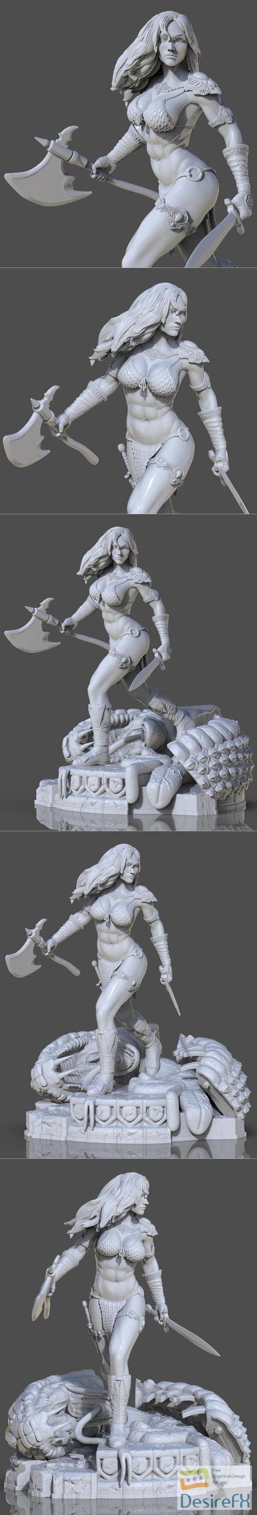 Red Sonja - Fan Art – 3D Print