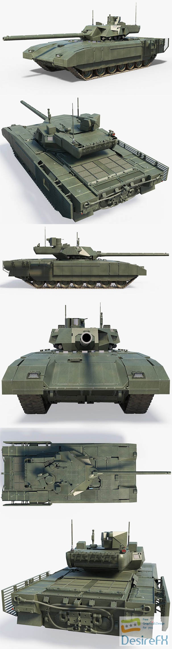 T14 Armata 3D model