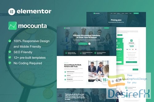 ThemeForest - Mocounta - Accounting Firm Elementor Template Kit/42022167
