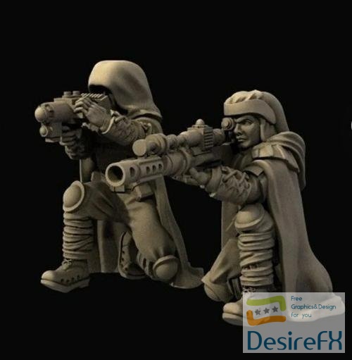 Twilerian desert sniper team – 3D Print