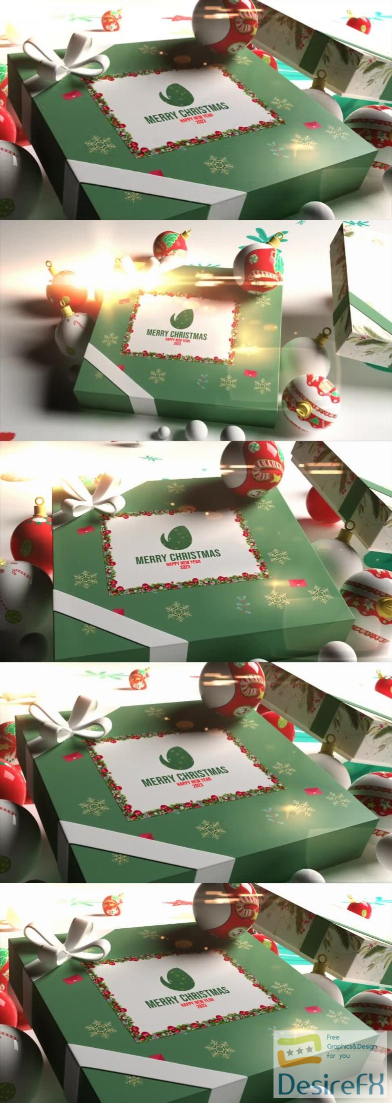 Videohive Christmas Box Logo 41899958