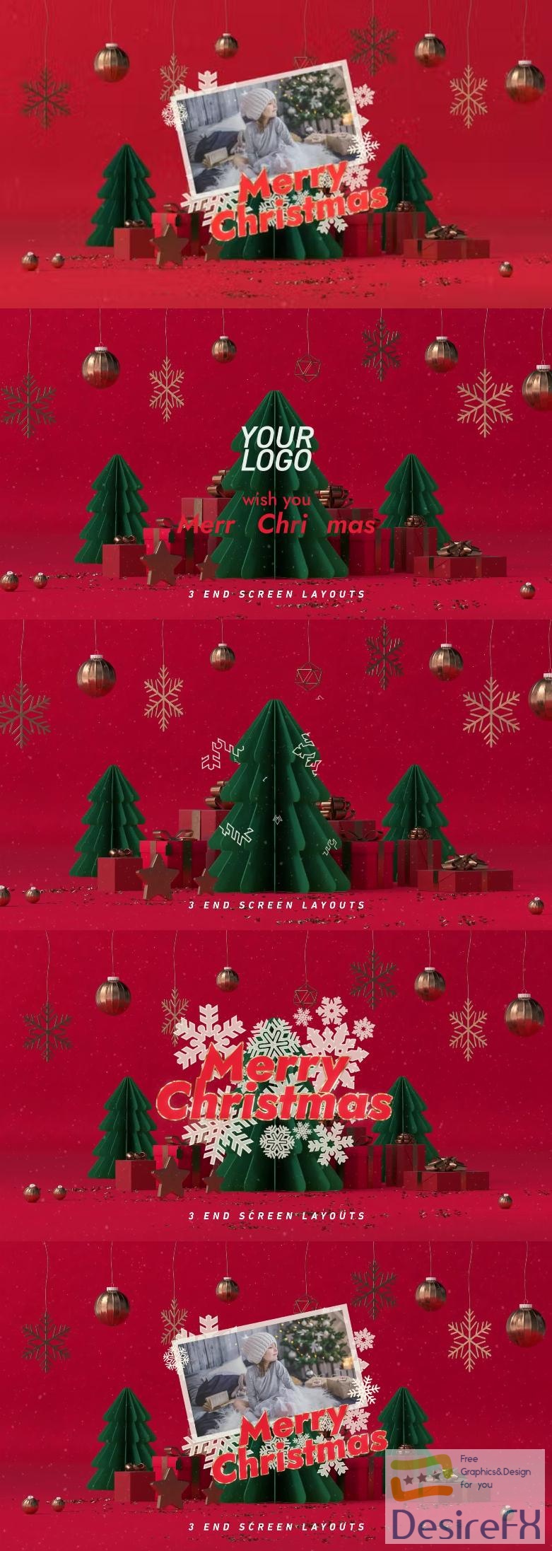 Videohive - Christmas Greetings Intro Opener - 42462702
