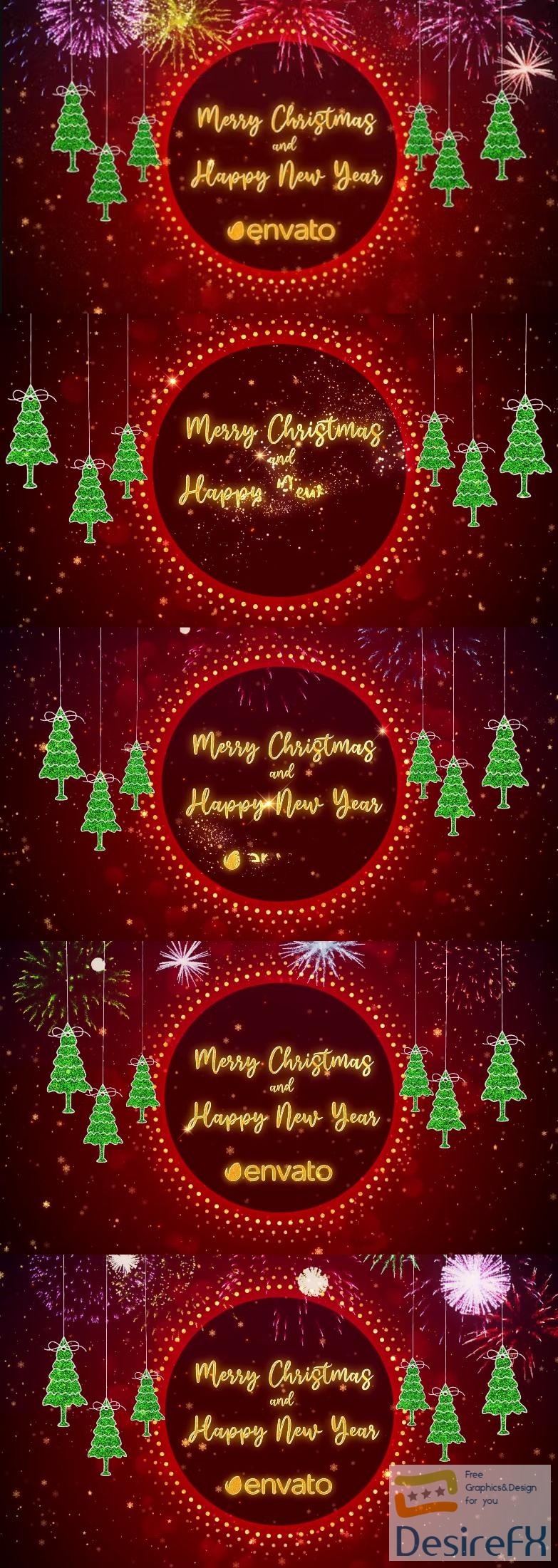 Videohive Christmas New Year Wishes 42278205
