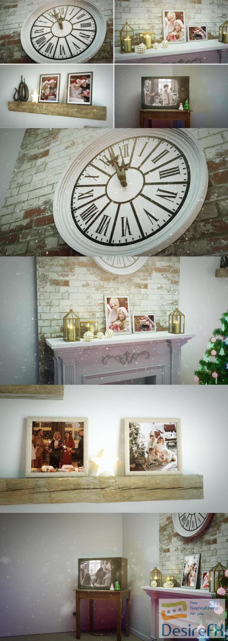 Videohive Christmas Room 3D 42278060