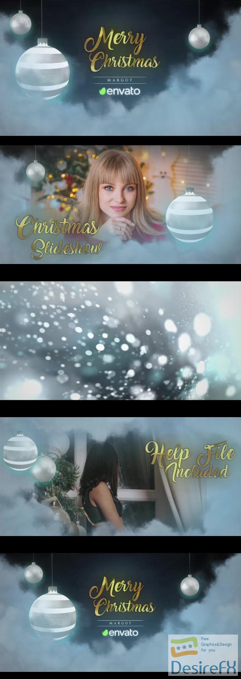 Videohive Clouds Christmas Slideshow 42445703