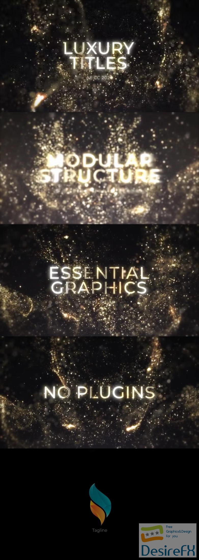 Videohive Luxury Gold Awards Titles 42445984