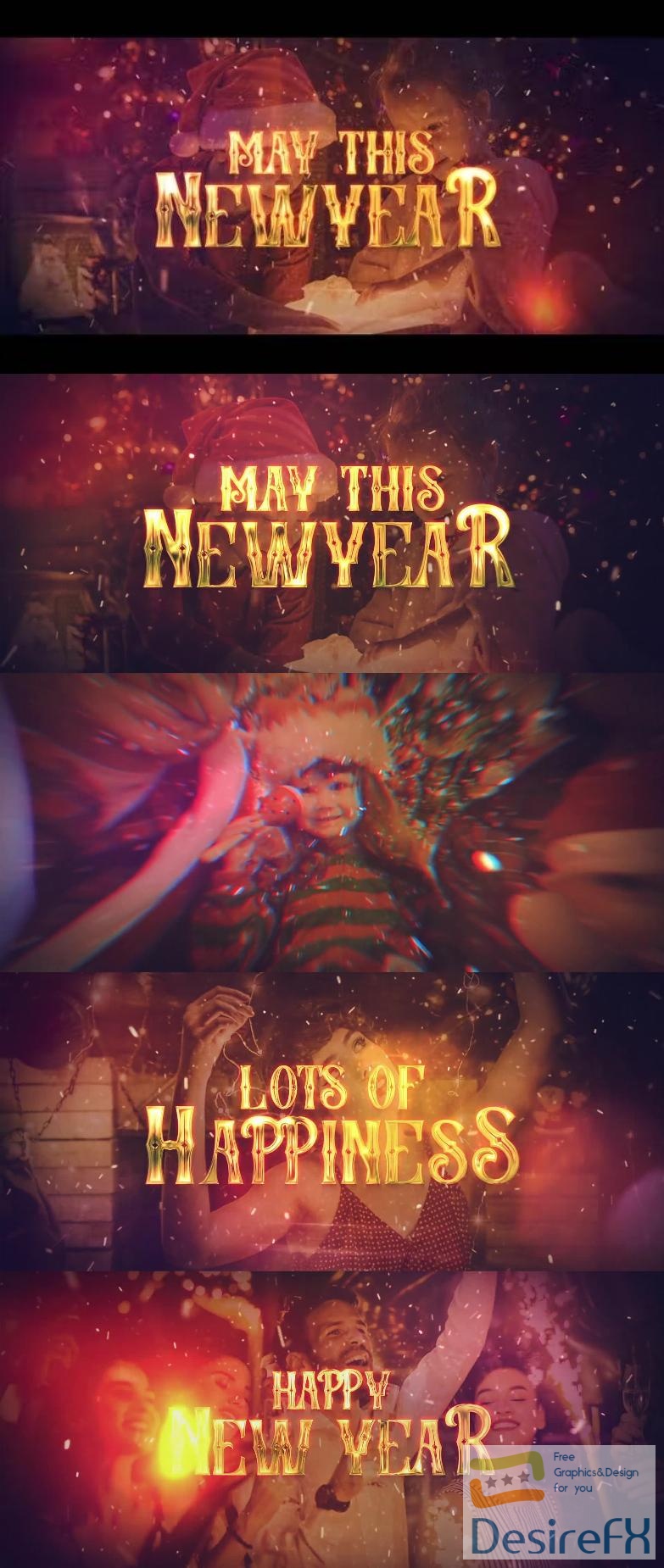 Videohive Magic Christmas Intro Titles Opener Happy New Year 42486090