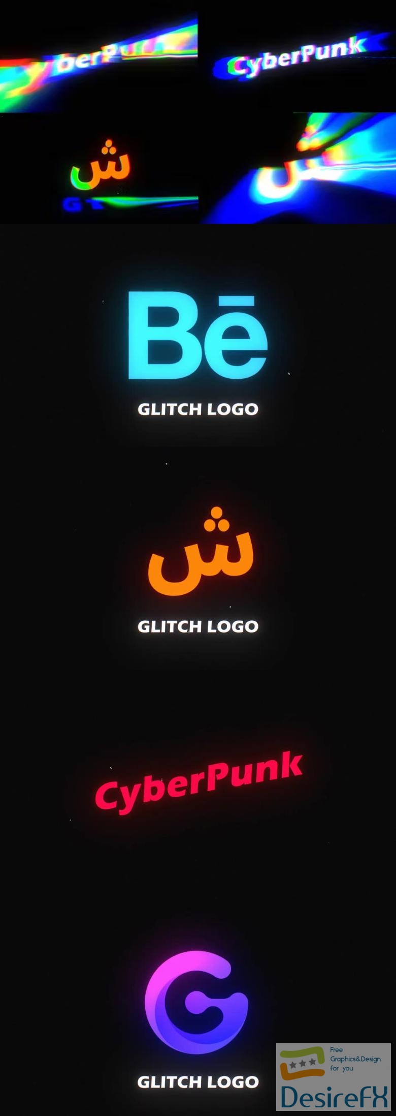 Videohive RGB Glitch Logo 42257417
