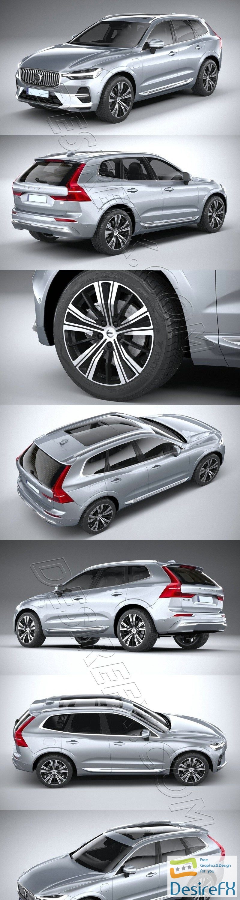 Volvo XC60 2022 3D Model