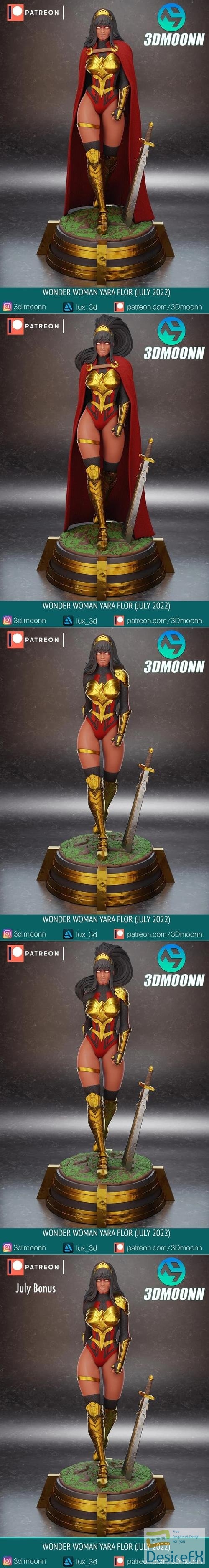 Wonder Woman Yara Flor - 3Dmoonn – 3D Print