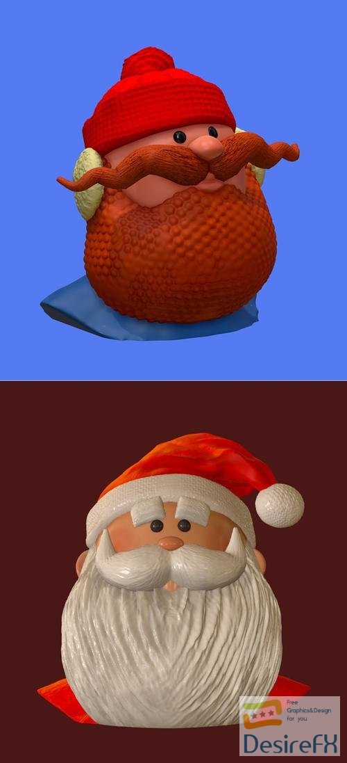 Yukon Cornelius and Santa Claus – 3D Print