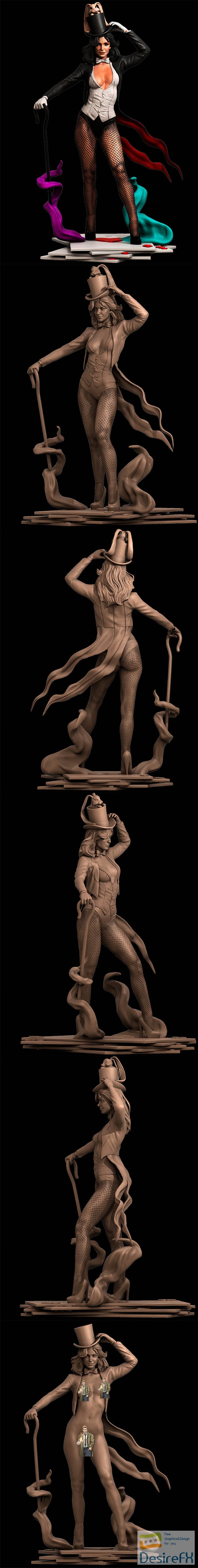 Zatanna by Carlos Eduardo 3D Print