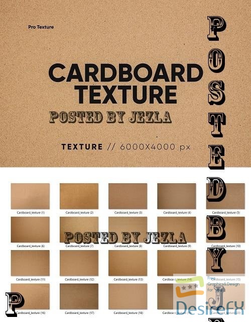 20 Cardboard Texture HQ - 12698706