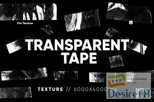 20 Transparent Tape Texture HQ - 11010363