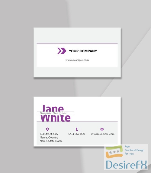 Adobestock - Simple and Creative Business Card 522597376