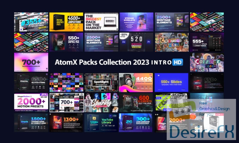 AtomX Packs Collection 2023 Updates