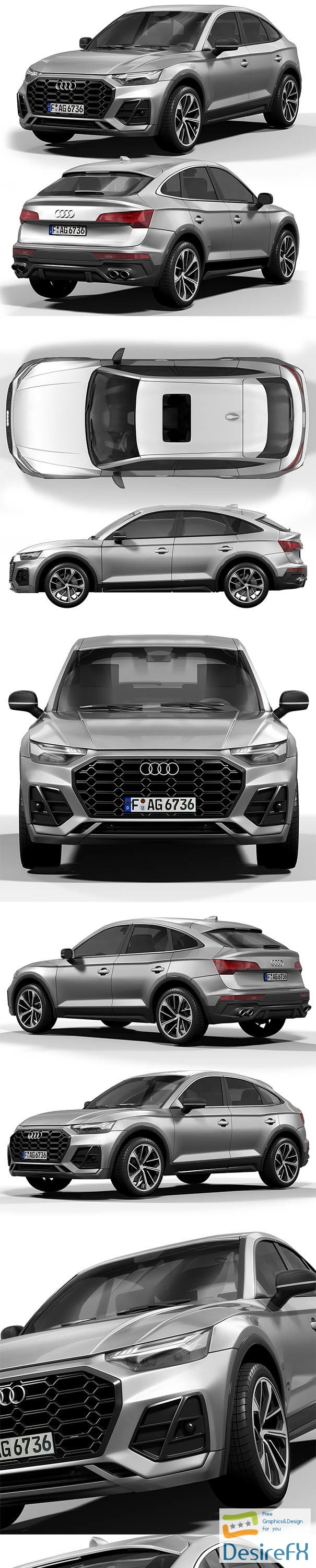 Audi SQ5 Sportback 3D Model