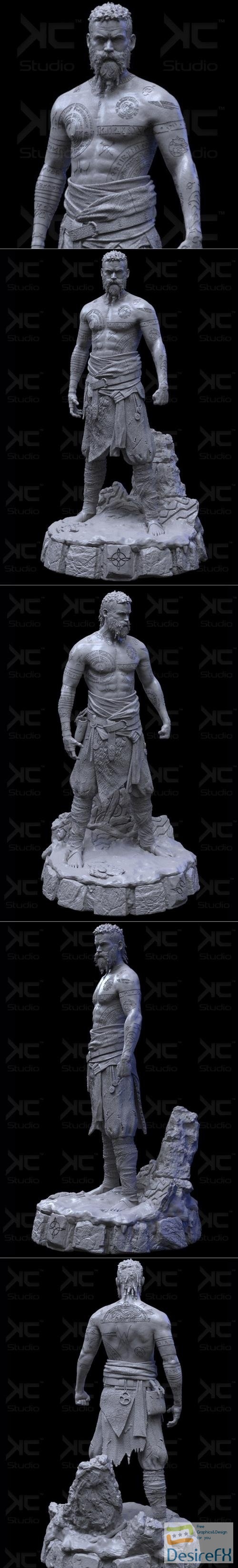 Baldur - God of War fanart – 3D Print