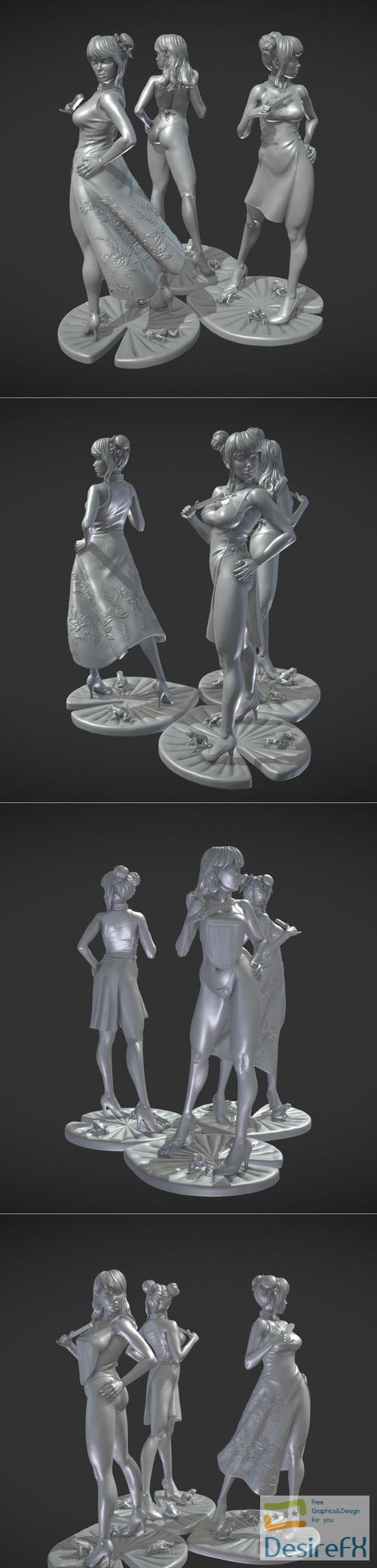 China dress girl – 3D Print
