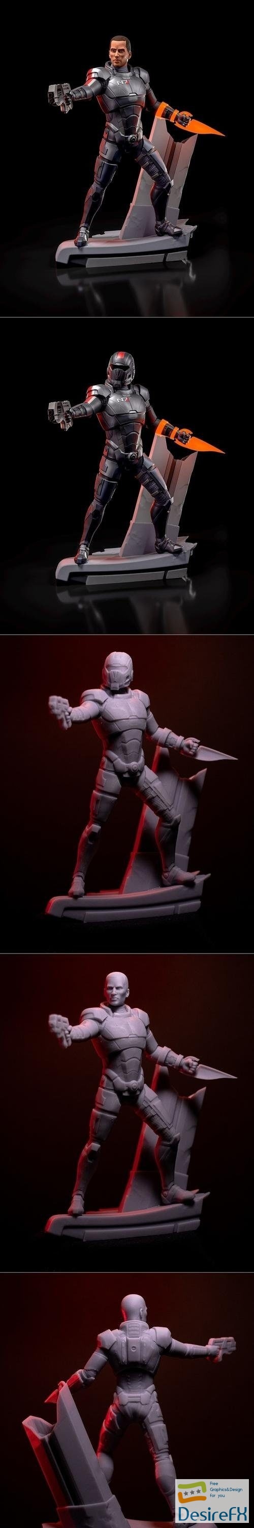 Commander Shepard – 3D Print