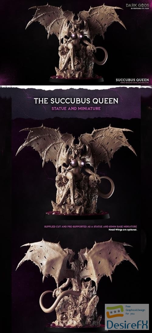 Dark Gods - Succubus Queen – 3D Print