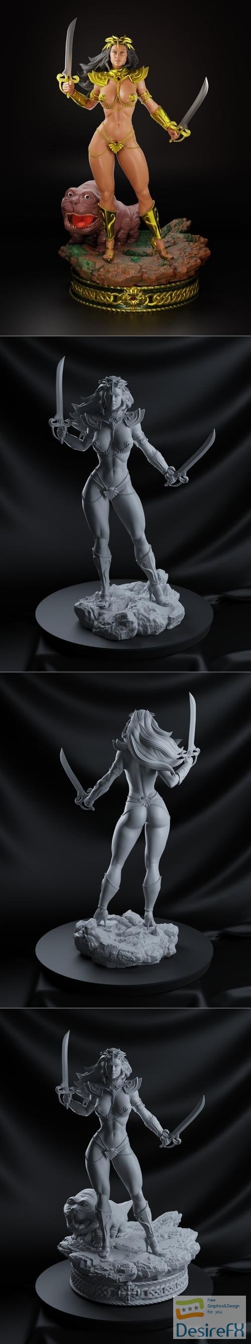 Dejah Thoris Version 2 – 3D Print