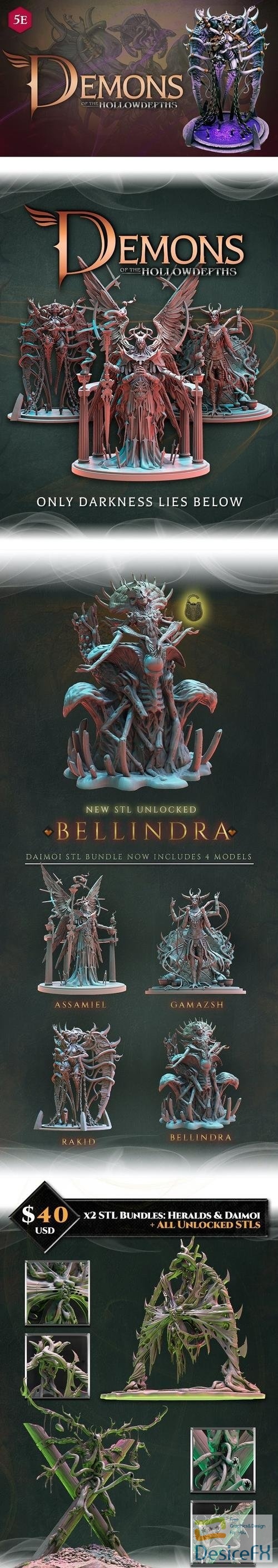 Demons of the Hollowdepths – 3D Print