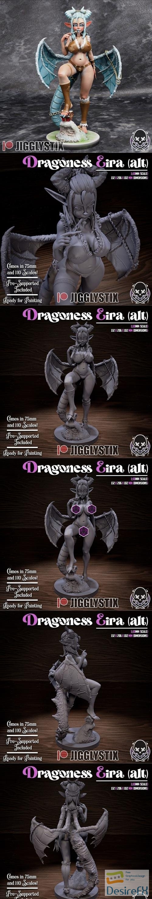 Dragoness Eira - Alt Version – 3D Print