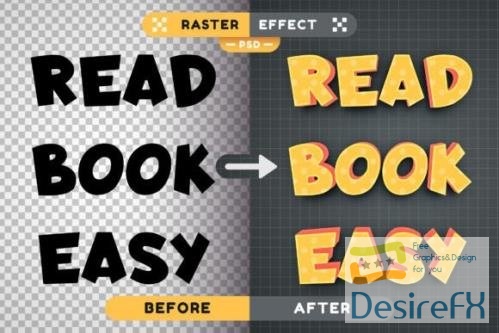 Easy School - Editable Text Effect - 7808814