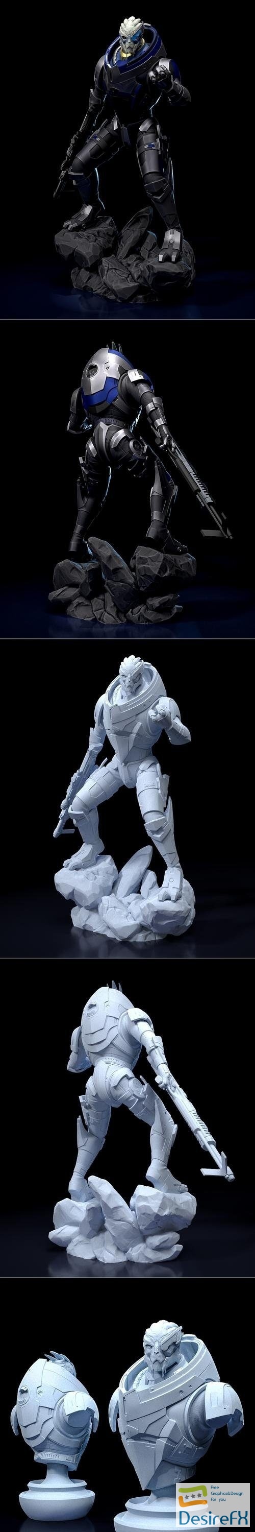 Garrus Vakarian – 3D Print