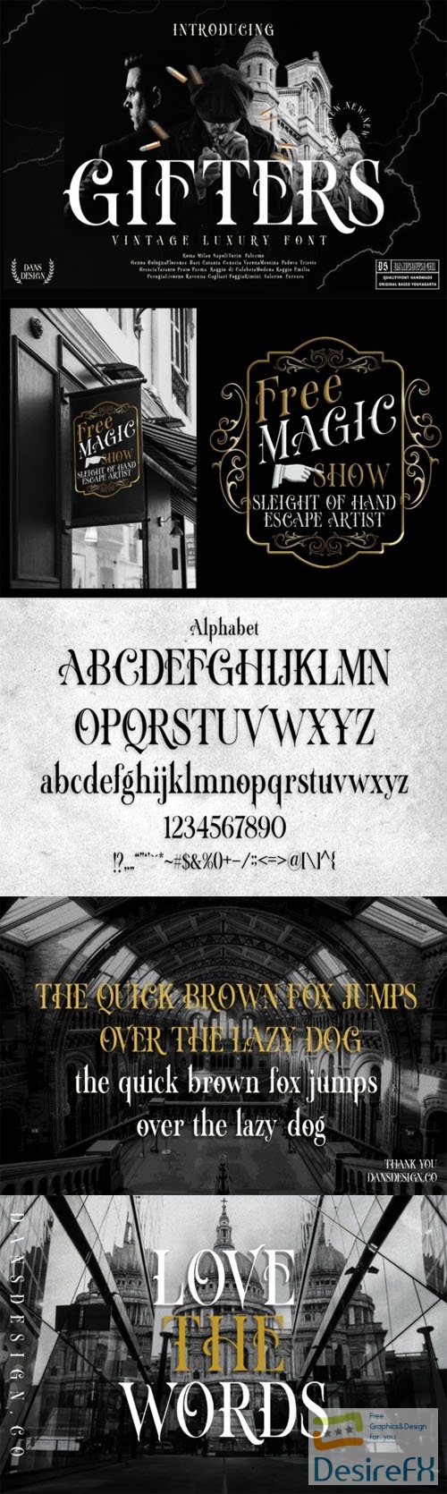 Gifters - Vintage Luxury Font