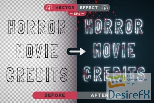 Horror Movie - Editable Text Effect - 7805980