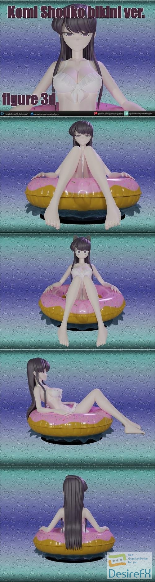 Komi Shouko bikini ver figure – 3D Print