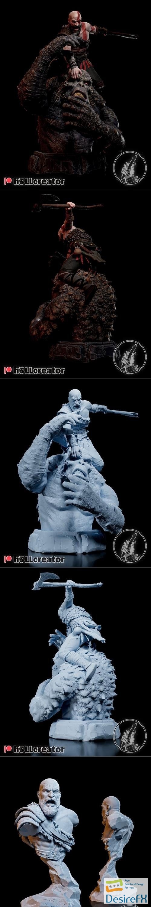 Kratos - God of War – 3D Print