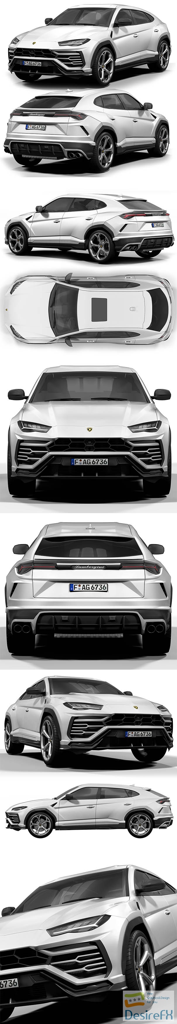 Lamborghini Urus 3D Model